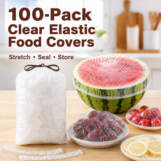 🔥Buy One Get One Free ONLY £6.99💥｜Disposable Stretch Food Covers for Bowls & Plates