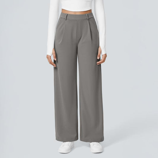 💝New Style 50% OFF✨Women's High Waisted Straight Leg Work Trousers , Smart & Casual Look for Office and Beyond