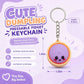 🔥LAST DAY 70% OFF 🥟 Cute Dumpling Pressable Fidget Keychain | Touch‑Sensing LED Light