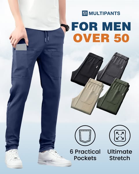 🔥SPRING DAY SALE £14.99!!⚡50K+ SOLD!🔥MultiPants – High Stretch Multi-pocket Durable Cargo Pants