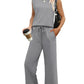 💕2025 Hot Sale 49% OFF🔥2025 New Women's  Sleeveless Top & Wide-Leg Pants 2-Piece Set