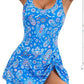 👙Last Day Sale 50% OFF💃Women's One Piece Tummy Control Tie Knot Swimsuit