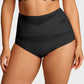 🌸 Last Day Special Price £9.99 ! 🔥Buy 1 Get 1 Free🎁Plus-Size High-Waist Cross Tummy Control Panties