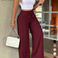 🔥LAST‑DAY SALE! Now £15.99 👖 Women’s High‑Waisted Straight‑Leg Trousers | Front Seam & Elasticated Back Waist, Autumn Office & Smart‑Casual Wear