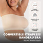 🤩 LAST‑DAY SALE 49% OFF!🔥 Convertible Strapless Bandeau Bra | Wireless Comfort, Anti‑Slip Grip With Detachable Straps