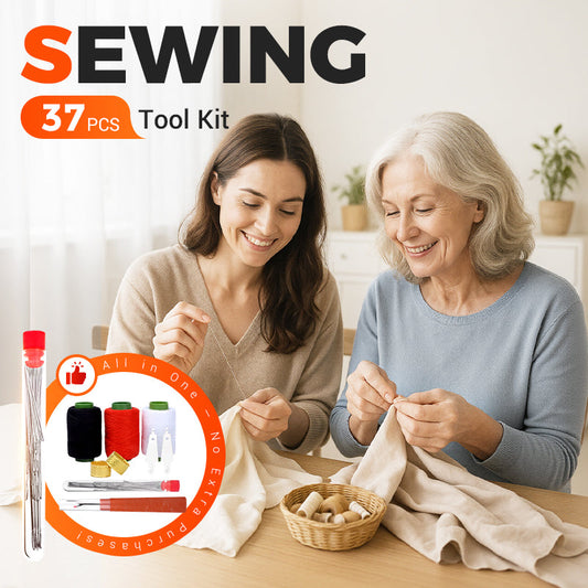 🎁BUY 1 GET 1 FREE ✨Only £6.99✨37PCS Sewing Tool Set, Complete Household Sewing Kit