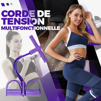 🏆 LAST DAY SPECIAL PRICE £7.99 💪 Multi‑Functional Pedal Resistance Band Trainer | Portable Home Gym Fitness Equipment🌿🏠