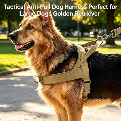 🔥LAST DAY SALE: ONLY ￡9.99!!🏆✨Heavy-Duty Tactical Dog Harness with Handle🐕