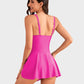 👙Last Day Sale 50% OFF💃Women's One Piece Tummy Control Tie Knot Swimsuit