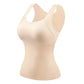 Women’s U Neck Thermal Tank Tops with Built-In Bra