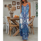🔥2026 Hot Sale🔥Women’s Retro Print V-Neck Sleeveless Maxi Dress