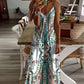 🔥2026 Hot Sale🔥Women’s Retro Print V-Neck Sleeveless Maxi Dress