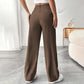 💝New Style 50% OFF✨Women's High Waisted Straight Leg Work Trousers , Smart & Casual Look for Office and Beyond