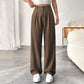 💝New Style 50% OFF✨Women's High Waisted Straight Leg Work Trousers , Smart & Casual Look for Office and Beyond