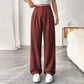 💝New Style 50% OFF✨Women's High Waisted Straight Leg Work Trousers , Smart & Casual Look for Office and Beyond