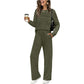 🔥LAST DAY 60% OFF💓Women's Crew Neck Top & Drawstring Pants Set