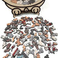 🎁 Christmas Sale 50% off 🎅 135-piece wooden puzzle in the shape of a cat in Morandi colors