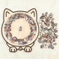 🎁 Christmas Sale 50% off 🎅 135-piece wooden puzzle in the shape of a cat in Morandi colors