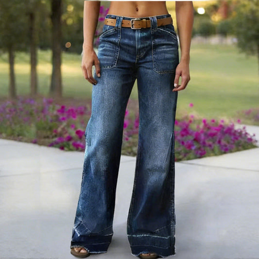 💥Hot Sales-49% OFF👖Women's Retro Flare Jeans with Pockets🔥