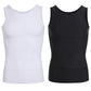 📢📢50% OFF!!⏰Men's Solid Slimming Abdominal Control Vest