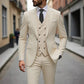 📢📢50% OFF !!!⏰Men's Slim-Fit 3-Piece Suit Set