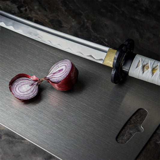 🔥LAST DAY SPECIAL PRICE: ￡8.99!!💝Antibacterial Stainless Steel Cutting Board