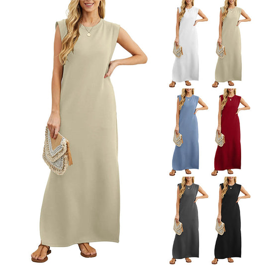 ⏳LAST DAY SALE 50% OFF!!💕Women's Wrinkle-Free Casual Dress with Split Hem