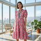 🥳2026 HOT SALE🥳💞50K+ SOLD!💞Women's Floral Print Puff Sleeve Maxi Dress