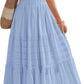 🌷Summer Sale 50% discount🌷Women's Casual Short Sleeve V Neck Maxi Dress