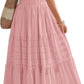 🌷Summer Sale 50% discount🌷Women's Casual Short Sleeve V Neck Maxi Dress