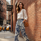🔥 NEW HOT SALE 50% OFF🔥Vintage Floral High-Waist Jogger Pants
