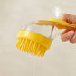 🌟LAST DAY £7.99 🎁BUY 1 GET 1 FREE🐾Pet Bath Brush | Built‑In Shampoo Dispenser for Dogs & Cats