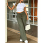 🔥LAST‑DAY SALE! Now £15.99 👖 Women’s High‑Waisted Straight‑Leg Trousers | Front Seam & Elasticated Back Waist, Autumn Office & Smart‑Casual Wear