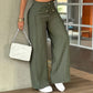 🔥LAST‑DAY SALE! Now £15.99 👖 Women’s High‑Waisted Straight‑Leg Trousers | Front Seam & Elasticated Back Waist, Autumn Office & Smart‑Casual Wear