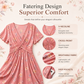 🔥2026 Autumn Hot Sale 70% OFF⏳🌿 Women's V‑Neck Floral Print Dress with Twist Waist