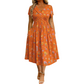 🔥2026 Autumn Hot Sale 70% OFF⏳🌿 Women's V‑Neck Floral Print Dress with Twist Waist