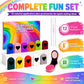 🔥🔥Last Day 50% OFF - 🌈Temporary Hair Chalk – 12 Wash-Out Colours 🌈 | No Bleach, No Stain | UK-Family Approved ✅
